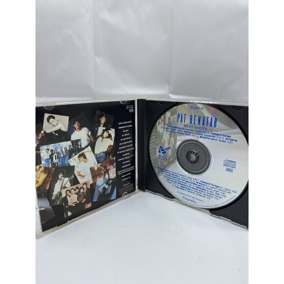 Best Shots Pat Benatar Love Is A Battlefield Heartbreaker We Belong CD Preowned - Picture 3 of 3